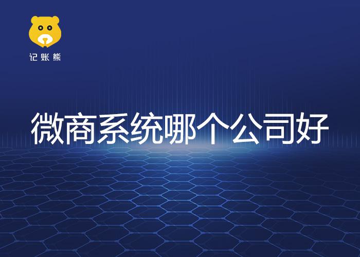 微商系统哪个公司好