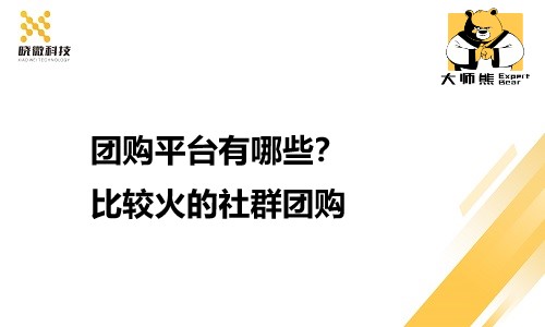 团购平台有哪些？比较火的社群团购